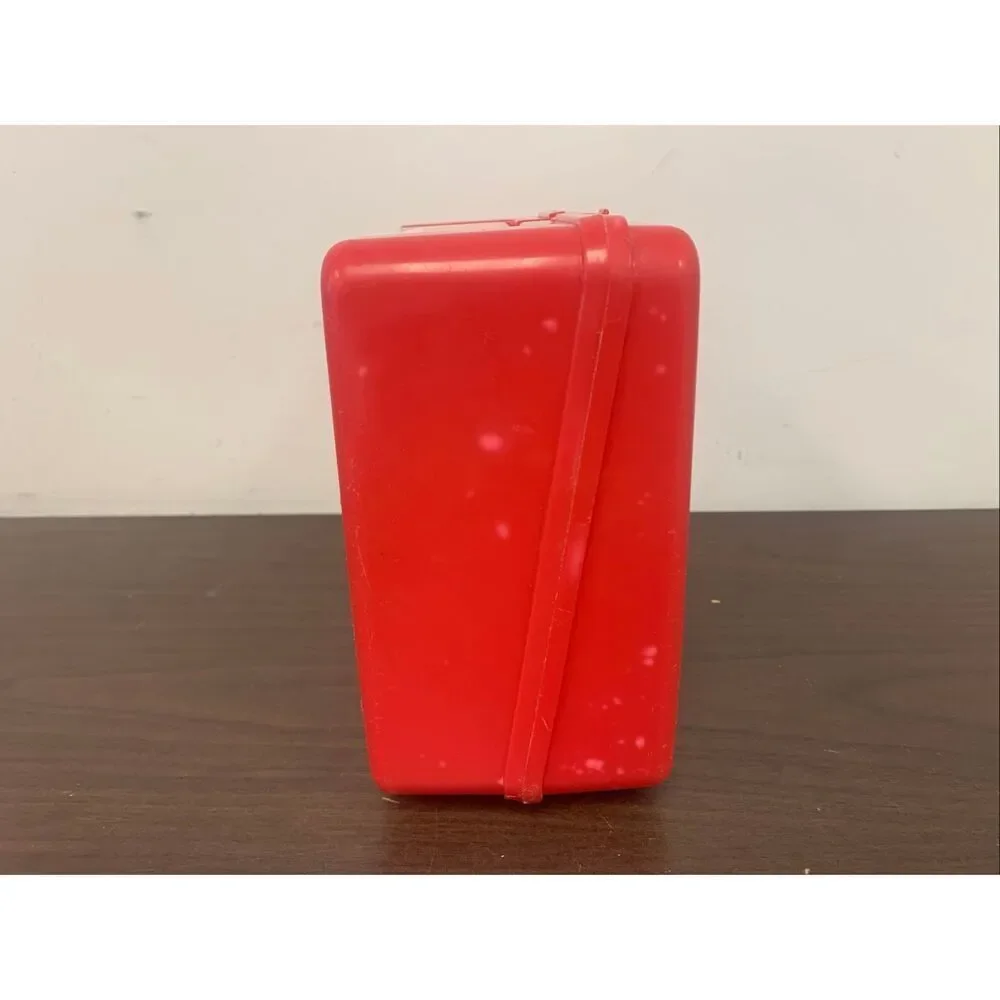 Vintage 1995 The Amazing Spider-Man Red Plastic Lunchbox Only